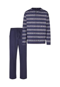 hajo - Schlafanzug Premium Cotton - Dunkelblau