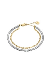 FOSSIL - HERITAGE Damen Armband "JA7281998", Edelstahl - SILBER/GOLD