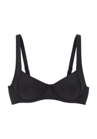LASCANA - Bikini-Oberteil Lolo, breite Träger, für Damen - BLACK