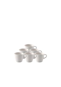 Villeroy & Boch Espressoobertasse 6 Stk Manufacture Rock blanc - Manufacture - weiß