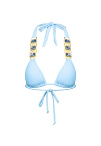MODA MINX - Bikini-Top Boujee mit tollen Schmuck-Elementen - Blue