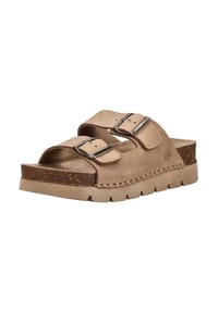 ROHDE - Leder Pantoletten - Beige