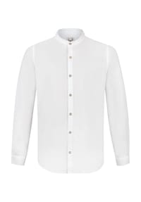 STOCKERPOINT - Trachtenhemd "Friedrich", Comfort Fit, Langarm, Stehkragen, für Herren - 0 WEISS