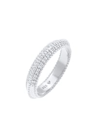elli. DIAMONDS - Ring Verlobung Diamant (0.12 Ct.) 925Er Sterling Silber - Gold