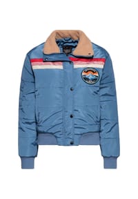 QUEEN KEROSIN - Winterjacke im Retro-Look Aspen Winter Park - blau