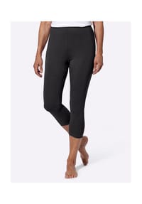 SIEH AN! - 7/8-Leggings - schwarz + feige + steingrau