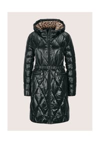 MADELEINE - Elegante Winterjacke mit Rauten-Stepp - schwarz