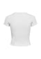 ONLY® T-Shirt, Wellsaumkante, Cropped Fit, für Damen Bild 13