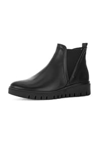 Gabor® - Chelsea Boots, Leder, Reißverschluss, für Damen - SCHWARZ (MEL.)