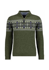 RAGMAN - Pullover, Troyer, für Herren - 384 OLIV
