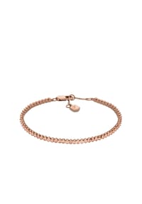 FOSSIL ELLIS - Fossil Damen-Tennisarmband Ellis Pavé Metall roségoldfarben, JA7294791 - Roségold