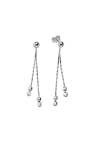 zeeme BASIC - Ohrringe 925/- Sterling Silber - weiß