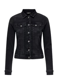 ONLY® - Jeansjacke, Klappkragen, für Damen - LIGHT BLUE DENIM