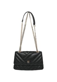 HUGO - Schultertasche Chris, Ketten-Detail, für Damen - BLACK