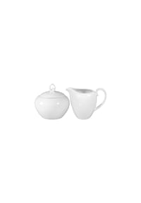 Seltmann Weiden Milch- und Zuckerset Rondo/Liane für 6 Personen 2er Set weiß - RONDO - weiß