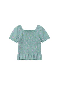s.Oliver - T-Shirt, Baumwolle, für Kinder - 65A5  BLUE GREEN