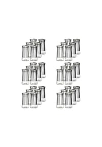 RitzenhoffAndBreker Salz- & Pfefferstreuer Basic 120 ml 36er Set transparent-silber - BASIC - transparent-silber