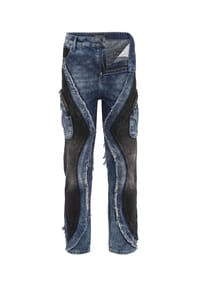 CIPO & BAXX® - Jeanshose CD909 mit Loose Fit Denim - BLUE