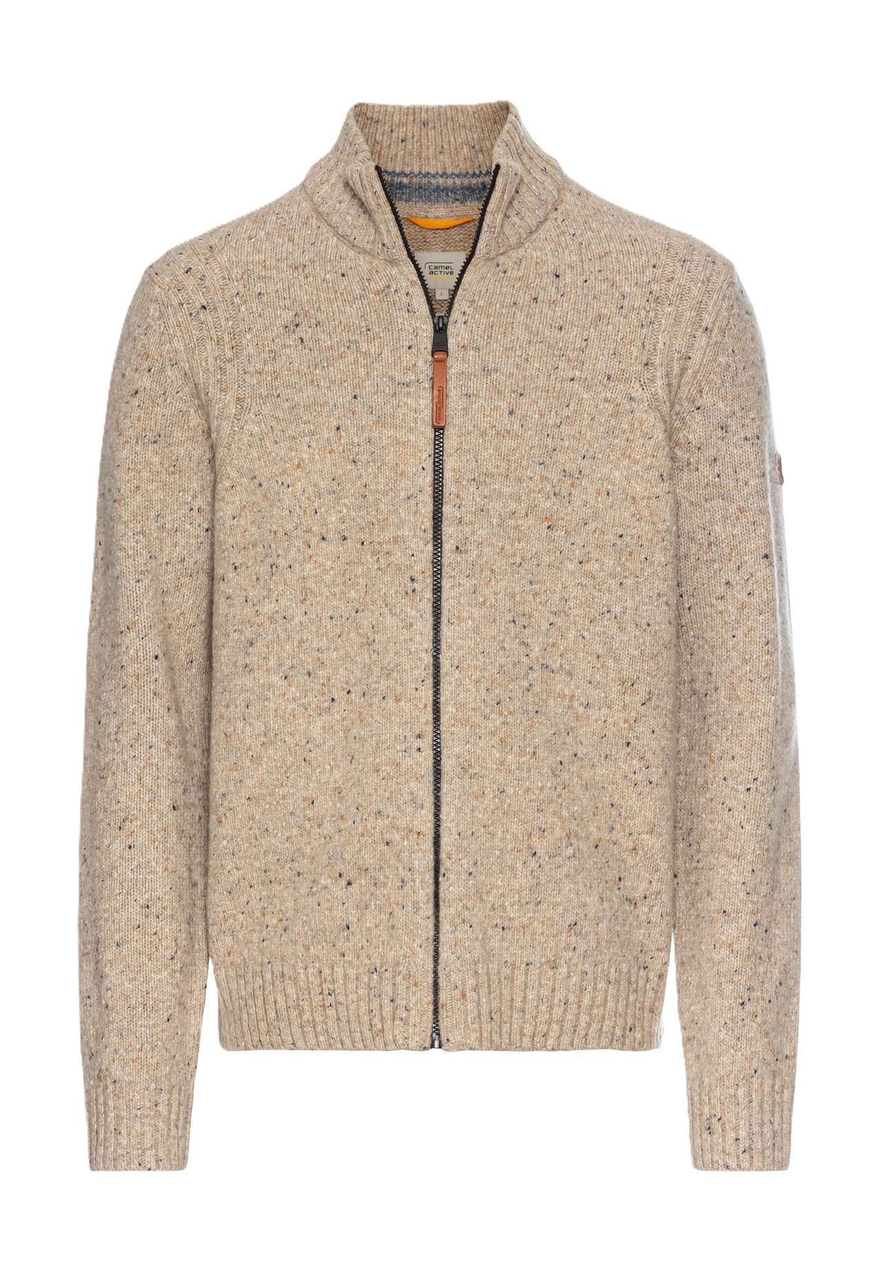 Jetzt Camel Active Herren Strickjacke Aus Reiner Lammwolle