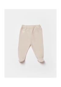 biorganic - Strampelhose, Waffelstruktur, Bio Baumwolle, GOTS zertifiziert, Unisex - Beige
