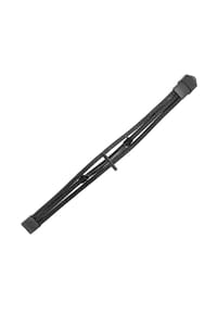 Adelia's Men Cross Collection - Anhänger – Kreuz Gravuranhänger aus Leder - schwarz