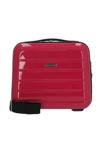 CHECK.IN® - London 2.0 - Beautycase 33 cm (carbon schwarz) - carbon rot