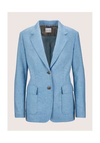 MADELEINE - Eleganter Businessblazer mit Reverskragen - stahlgrau / rauchblau