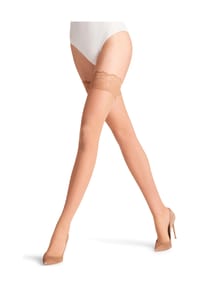 FALKE - Stay-Ups, "Matt Deluxe", rutschsicher, 20 den, für Damen - 0979 POW/BLACK