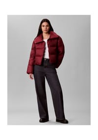 Calvin Klein Jeans - Steppjacke, Stehkragen, für Damen - VG5 RED