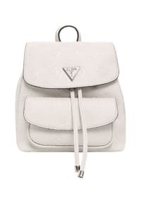 GUESS - Rucksack Cresidia, Überschlag, Logo-Prägung, für Damen - BLOBLACK LOGO