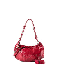Desigual. Half - Half Schultertasche 33 cm - red