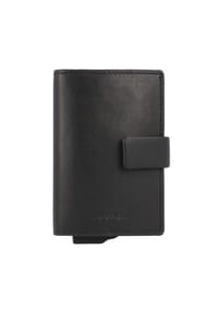 BOGNER ASPEN - Kreditkartenetui, Leder, RFID-Schutz, Label-Prägung - 900 BLACK