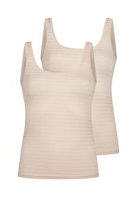 Speidel. - Unterhemd / Top 2er Pack Cotton & More - Beige / dunkelblau