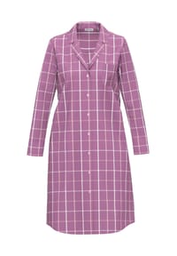 seidensticker - Nachthemd Flannel Woven, Knopfleiste, für Damen - 23  NAVY