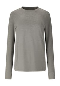 ENDURANCE - Langarmshirt Alvaly mit 4-Wege-Stretch und Quick Dry-Technologie - 1005 Light Grey Melange