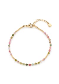 LEONARDO - Damen Armband "Finja", Edelstahl mit Turmalin - MEHRFARBIG