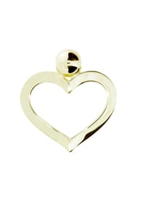 OSTSEE-SCHMUCK® - Anhänger , Herz , Gold 333/000 - gold