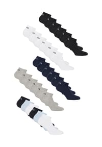 FILA - Sneakersocken Basic 30er-Pack im zeitlosen Design - Black-White-Navy-Grey-Sky