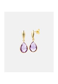 Diamant L'eternel - Ohrringe, mit Amethyst, 585 Gelbgold - gold