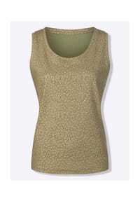 heine - Shirttop - schilf-bedruckt