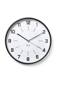 COFI - Moderne Wanduhr Cozy 31cm mit leisem Uhrwerk - Weiß Onesize