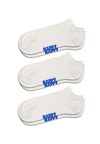 HAPPY SOCKS - Sneakersocken, 3er-Pack - 1000 WHITE