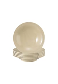 Seltmann Weiden Suppenteller Beat Color Glaze ø 22,5 cm 6er Set - BEAT - beige