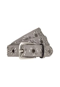B.BELT - Nietengürtel Leder - black