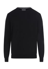 GALERIA - Pullover, Rippbündchen, für Herren - 1 BLACK 7402