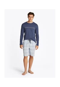 TOMMY HILFIGER - Original Schlafanzug-Oberteil, Baumwolle, für Herren - DU5 DESERT SKY HT
