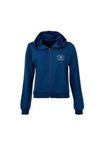 EMPORIO ARMANI - Damen Sweatjacke mit Kapuze - ICONIC LIGHT TERRY, Hooded Full Zip Sweatshirt - Blau