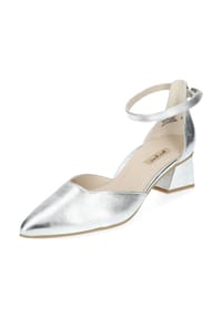 paul green - Leder Pumps - Metallic Silver