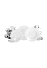 CreaTable - Rokoko Weiss, Kombiservice 30-tlg - Weiss