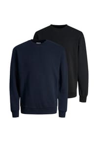 JACK & JONES - Sweatshirt 2er Pack Bradley - Beige